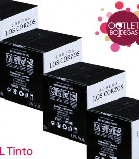  (Lote 24 Cajas 5 Litros) Vino Bag in Box 5 Litros Tinto Recomendado 