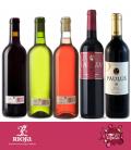 Lote básico vino de mesa variado y Rioja joven y crianza