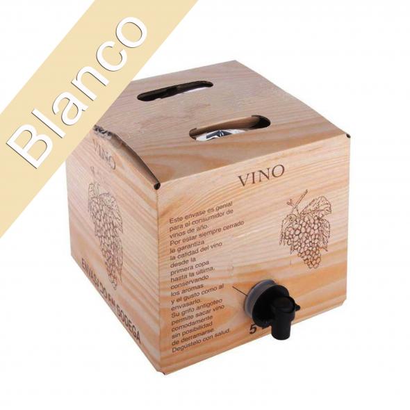 Bag in Box 5L Vino Blanco Joven Bodega Los Corzos