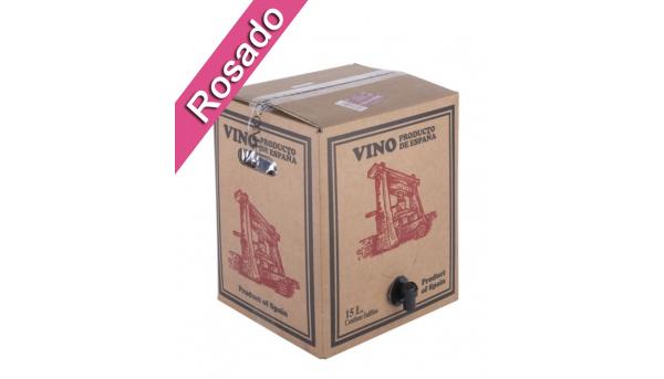 Bag in Box 15L Vino Rosado Joven Bodega Los Corzos