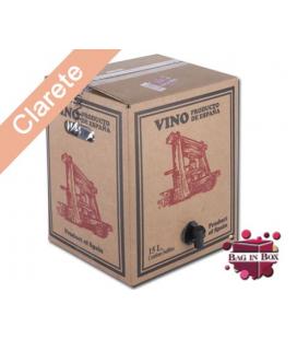 Bag in Box 15L Vino Clarete Cosechero Bodega Los Corzos