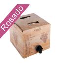 (Lote 24 Cajas 5 Litros) Vino Bag in Box 5 Litros Rosado Joven