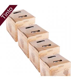 (Lote 24 Cajas 5 Litros) Vino Bag in Box 5 Litros Tinto