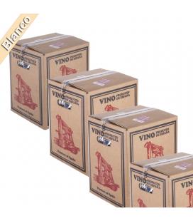 (Lote 15 Cajas 15 Litros) Vino Bag in Box 15 Litros Blanco Joven