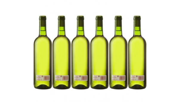 Vino Blanco cosechero Bodega "Los Corzos" Caja de Botellas 6 x 750 ml 