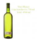 Vino Blanco cosechero Bodega "Los Corzos" Caja de Botellas 6 x 750 ml 