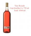 Vino Rosado Cosechero Bodega "Los Corzos" Caja de Botellas 6 x 750 ml
