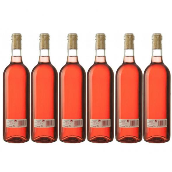 Vino Rosado Cosechero Bodega "Los Corzos" Caja de Botellas 6 x 750 ml