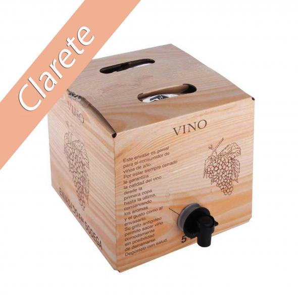 Bag in Box 5L Vino Clarete Cosechero Bodega Los Corzos