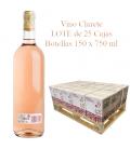 (Lote 25 Cajas x 6 Botellas)  Vino Clarete "Los Corzos"