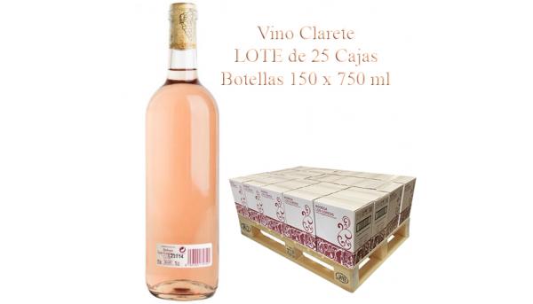 (Lote 25 Cajas x 6 Botellas)  Vino Clarete "Los Corzos"