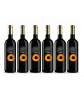 Vino Tinto 0,0 SIN ALCOHOL – DOS MUNDOS | Caja de 6 botellas x 0,75 cl