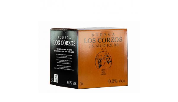 Bag in Box 5L Vino Tinto 0,0 SIN ALCOHOL – Bodega Los Corzos