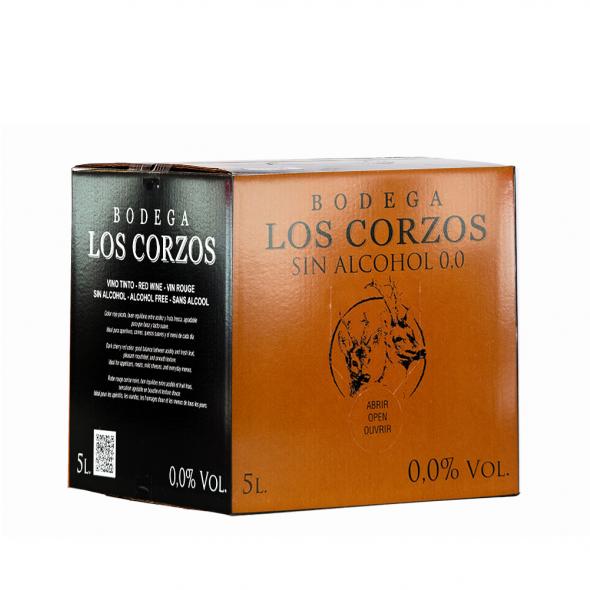 Bag in Box 5L Vino Tinto 0,0 SIN ALCOHOL – Bodega Los Corzos