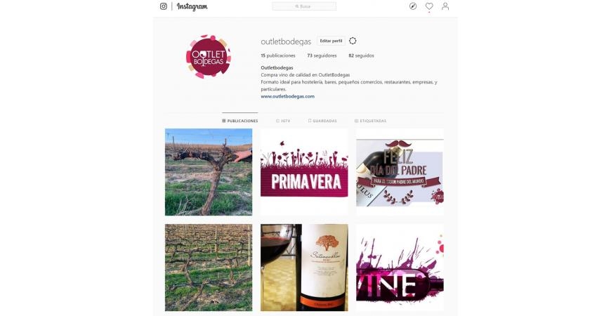 Lanzamos nuevo perfil en Instagram de Outletbodegas