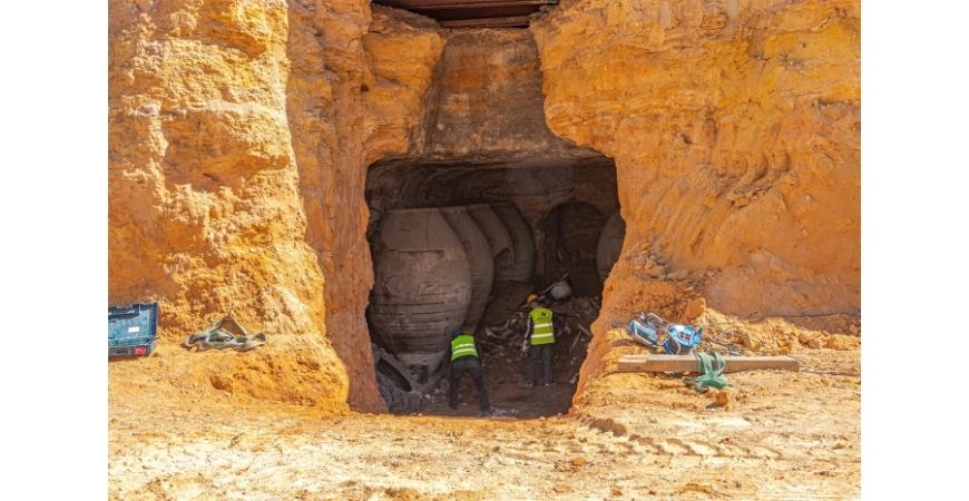 Arqueología del vino en Tomelloso con la recuperación de tinajas centenarias