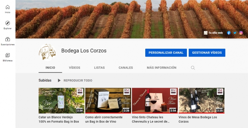 ¡Ya puedes seguir a Bodega Los Corzos en su nuevo canal de Youtube!
