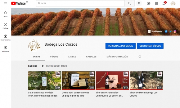 ¡Ya puedes seguir a Bodega Los Corzos en su nuevo canal de Youtube!